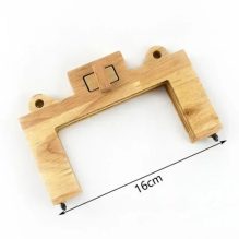 Rectangular Wooden Handle With Innovative Locking System