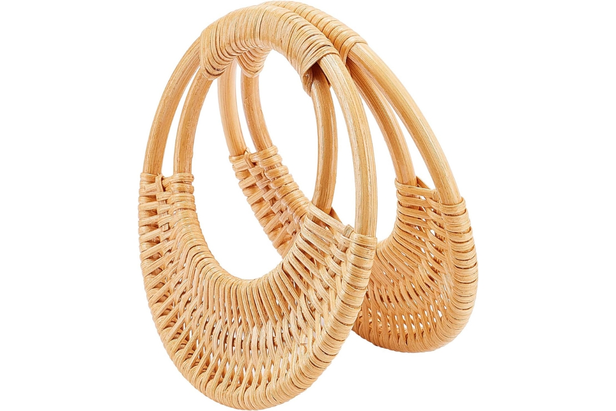 Round Bamboo Handles for Handbags and Craft Projects