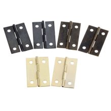 Small Metal Hinges for Furniture & Boxes – 35×21mm