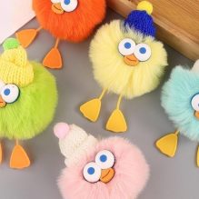 Soft Fur Rabbit Cartoon Keychain - Perfect Gift for Decoration and Bags