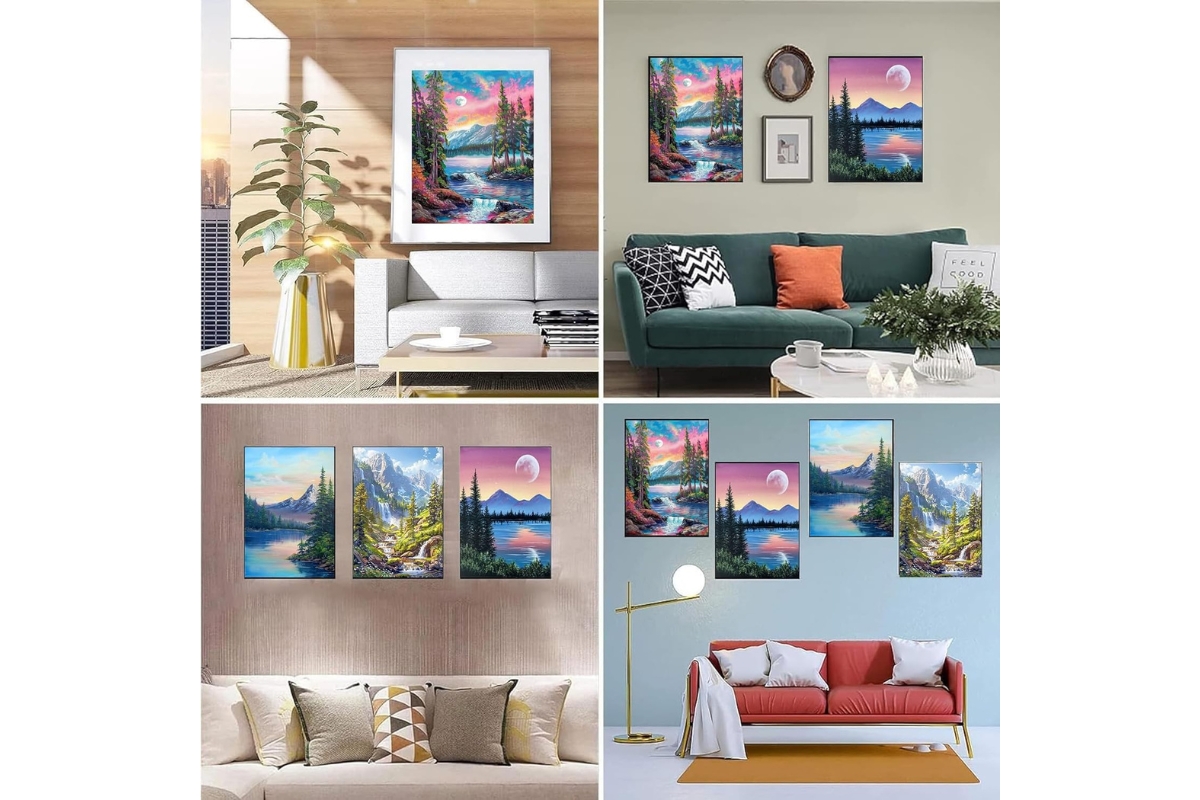 5D Diamond Painting Wall Art Kit – Full Set with Tools for Home Décor - Image 3