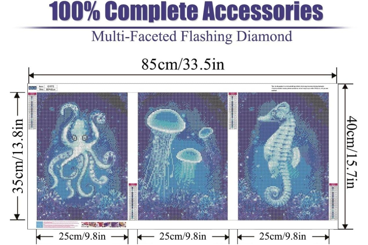 5D Diamond Painting Wall Art Kit – Full Set with Tools for Home Décor - Image 5