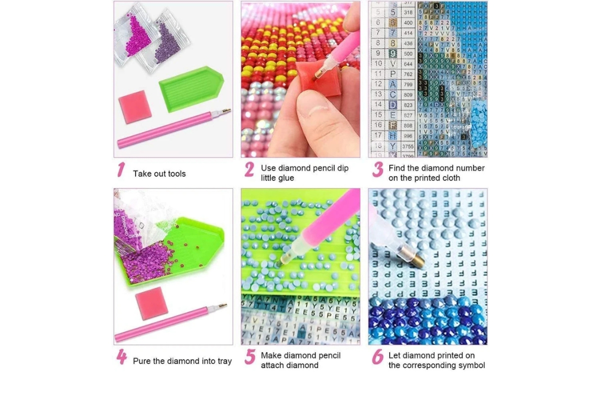 5D Diamond Painting Wall Art Kit – Full Set with Tools for Home Décor - Image 6