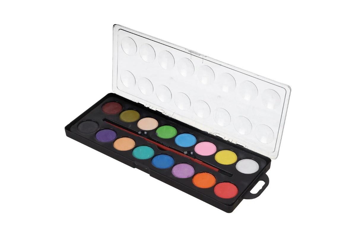Andlosya Group 16-Color Watercolor Set – With Brush - Image 3