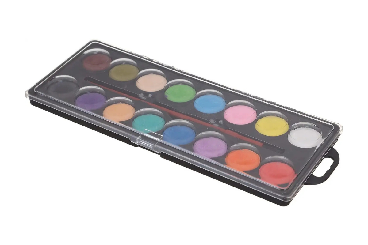 Andlosya Group 16-Color Watercolor Set – With Brush - Image 4
