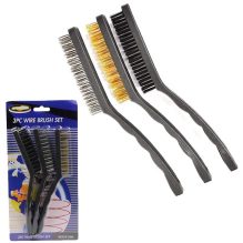 3-Piece Wire Brush Set for Handmade Crafts and Cleaning