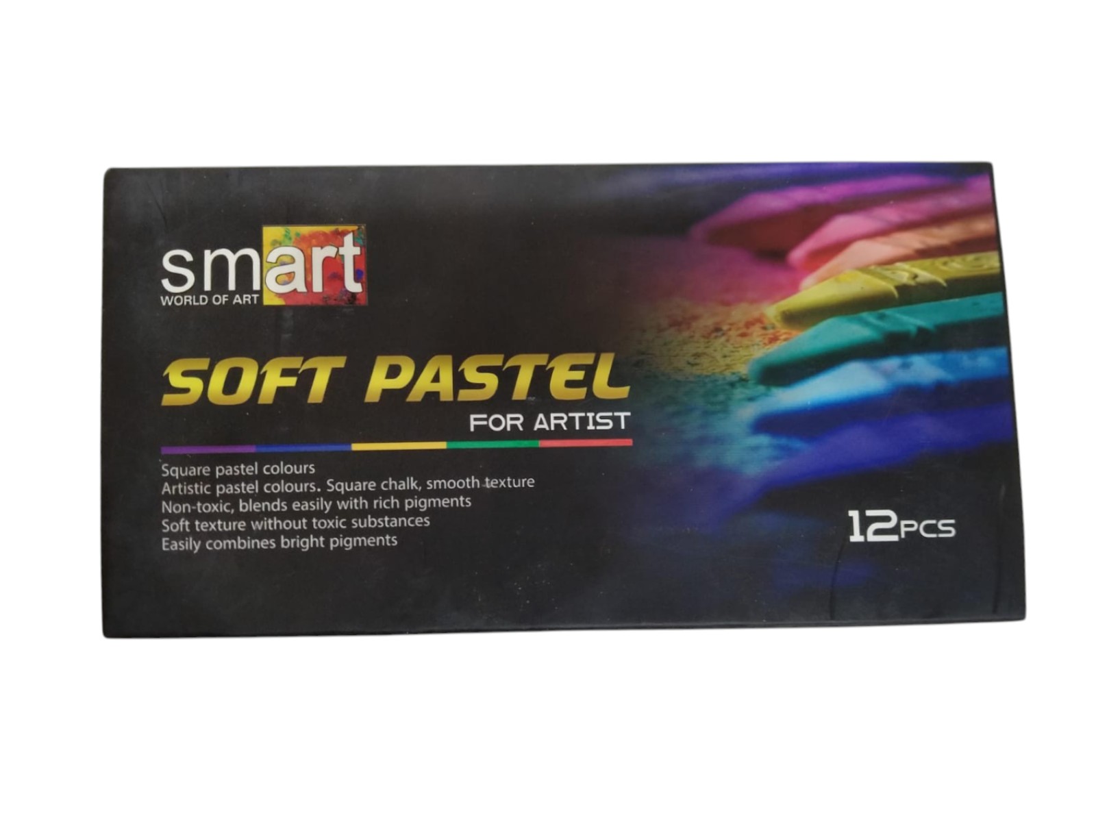 12-Piece Soft Pastel Set for Arts and Crafts