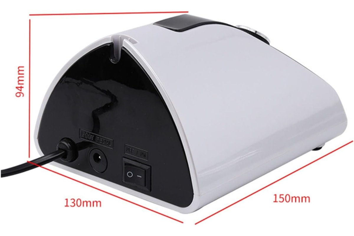 Professional Electric Nail Drill Set with Control Unit and Foot Pedal - Speed up to 35,000 RPM - Image 3