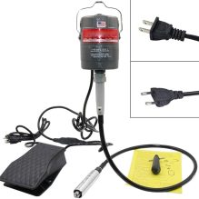 Electric Grinding Machine with Flexible Shaft and Foot Pedal Control – 18,000 RPM