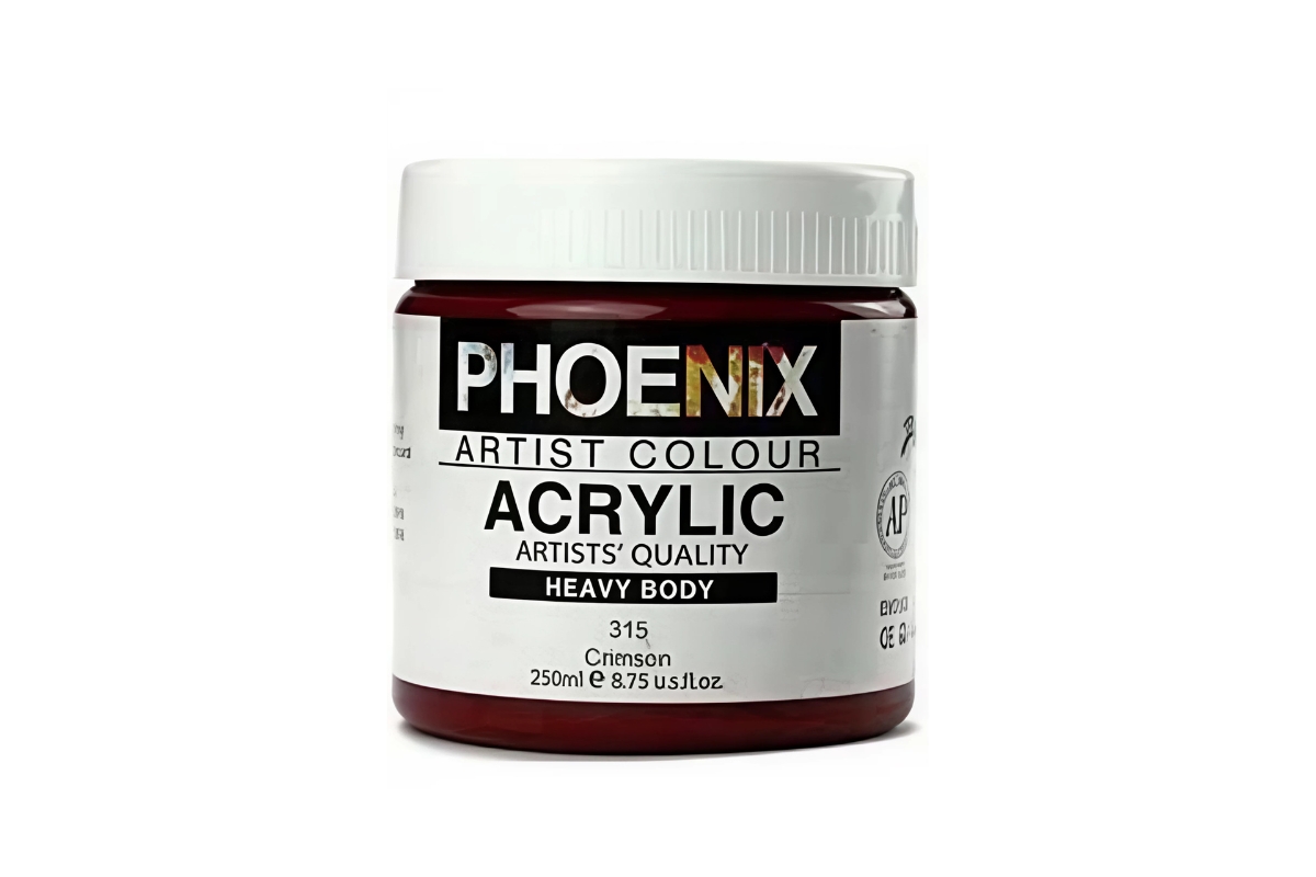 Phoenix Premium 500ml Acrylic Paint Set - Image 3