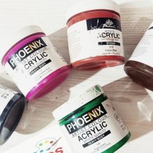 Phoenix Premium 500ml Acrylic Paint Set