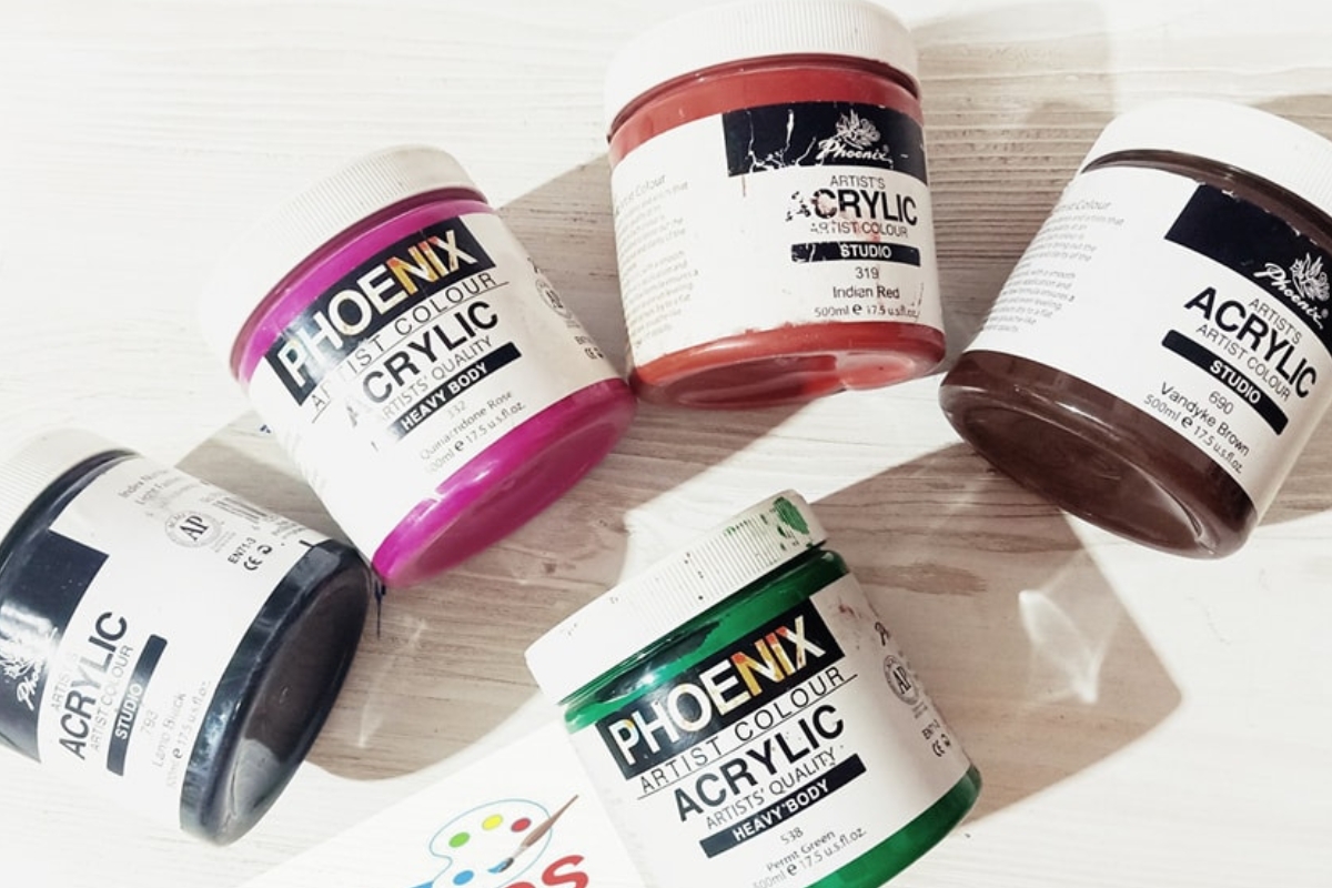 Phoenix Premium 500ml Acrylic Paint Set