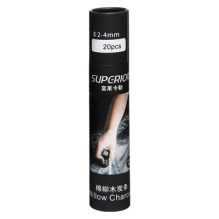 Natural charcoal 20 pieces, 2-4 mm diameter, in a cardboard tube, black Article