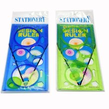 Art drawing tool,kids mathematical ruler,magic art drawing ruler,geometric ruler,mathematical ruler