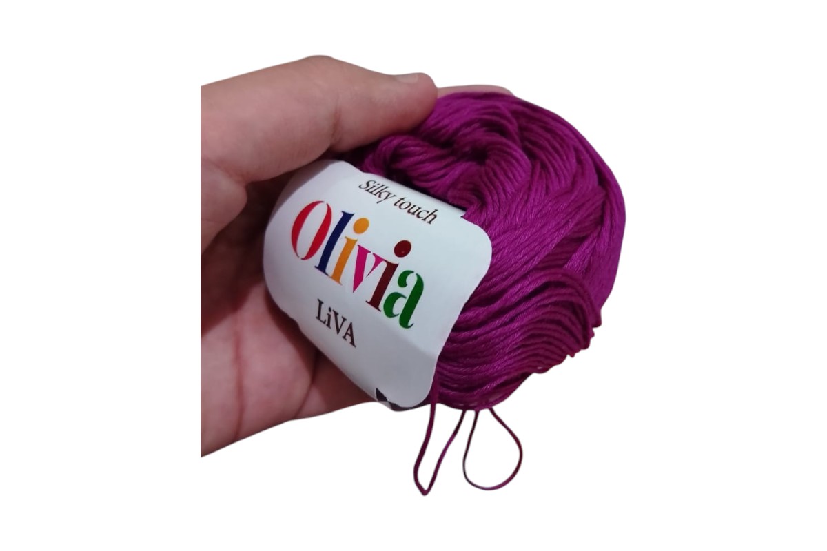 Olivia Cotton Yarn "Silky Touch" - 50g Skein - Image 4