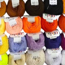 Olivia Cotton Yarn "Silky Touch" - 50g Skein