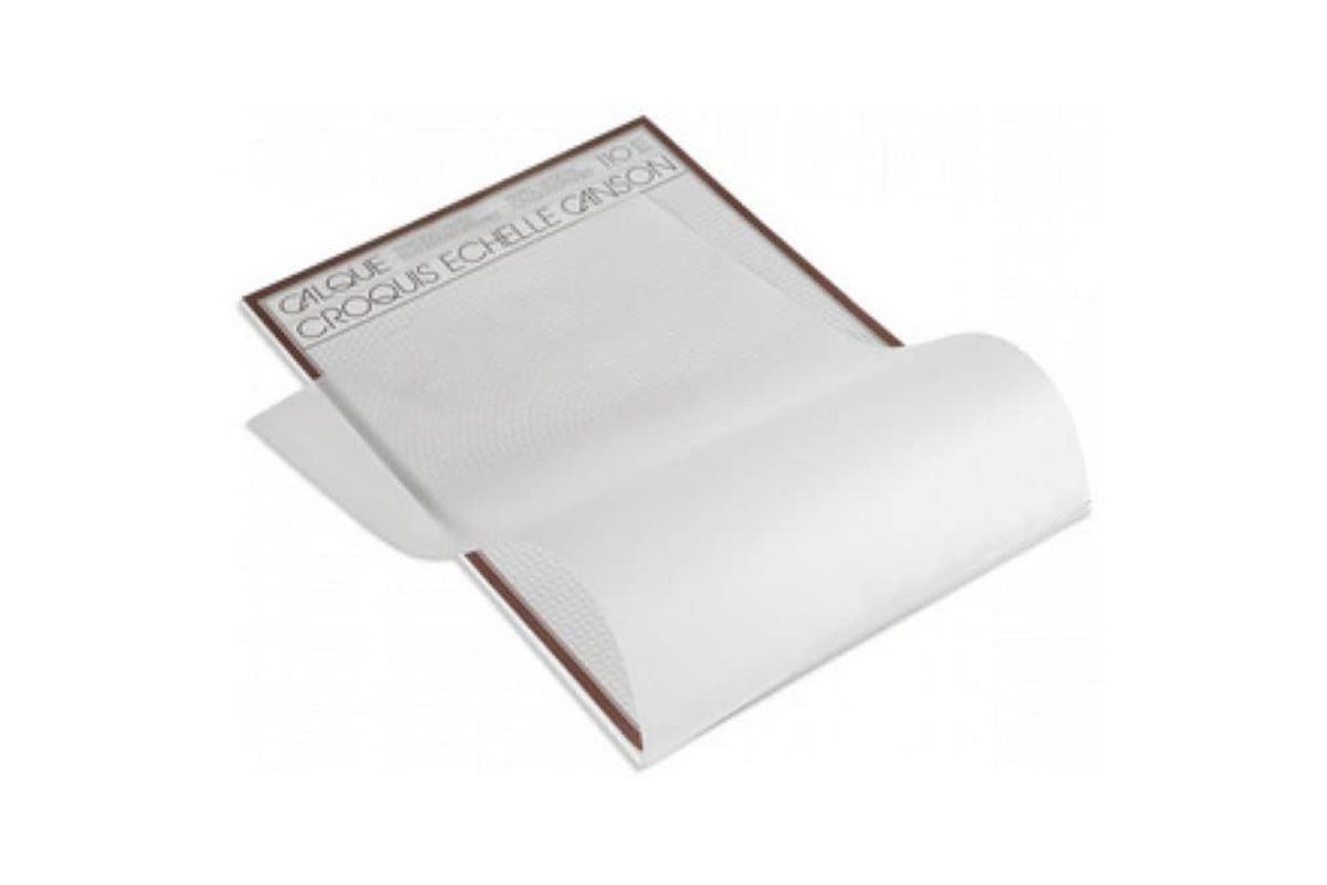 Canson Tracing Paper Pad with Scale - A4, 90gsm (50 Sheets) - Image 3