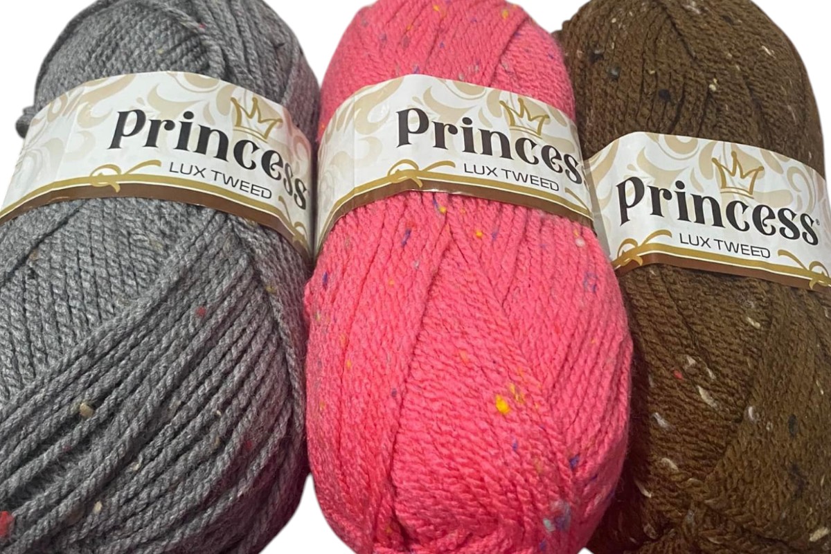 Princess Lux Tweed Yarn - 100g - Image 4