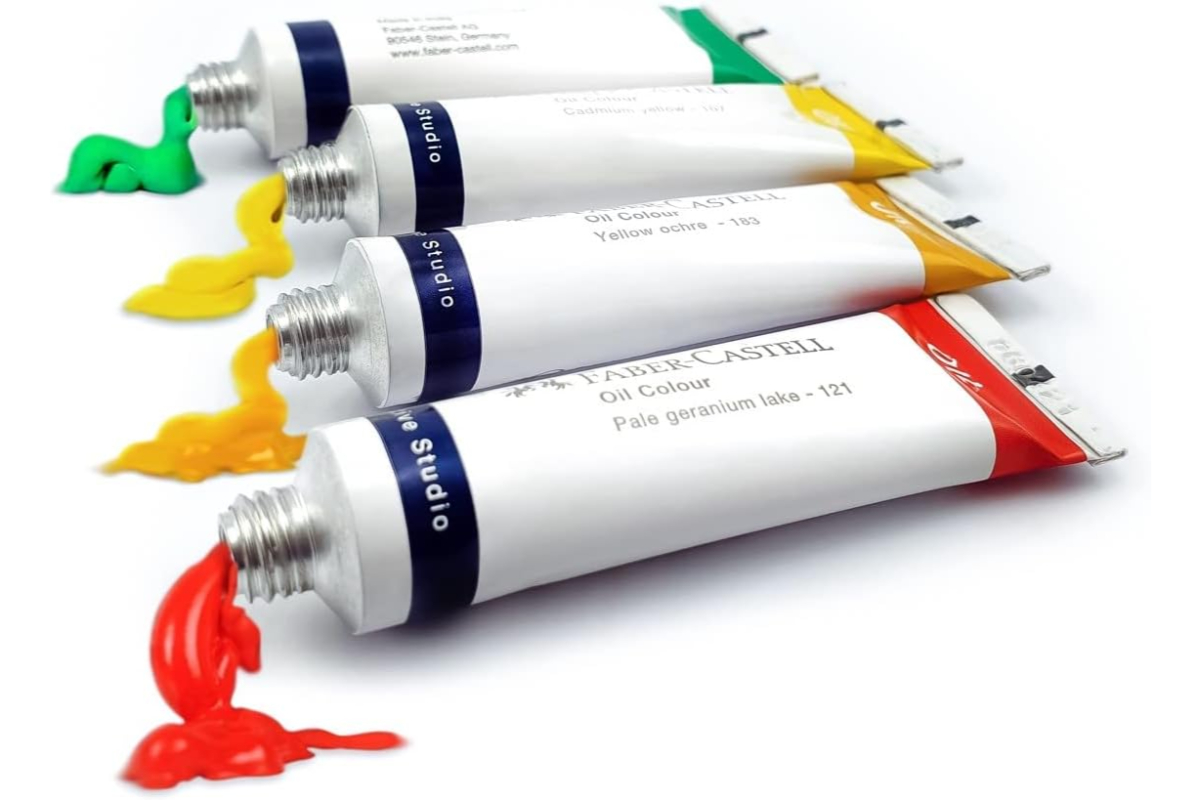 Faber-Castell Creative Studio Oil Colours Set - 24 High-Quality Paints for Professional Art - Image 4