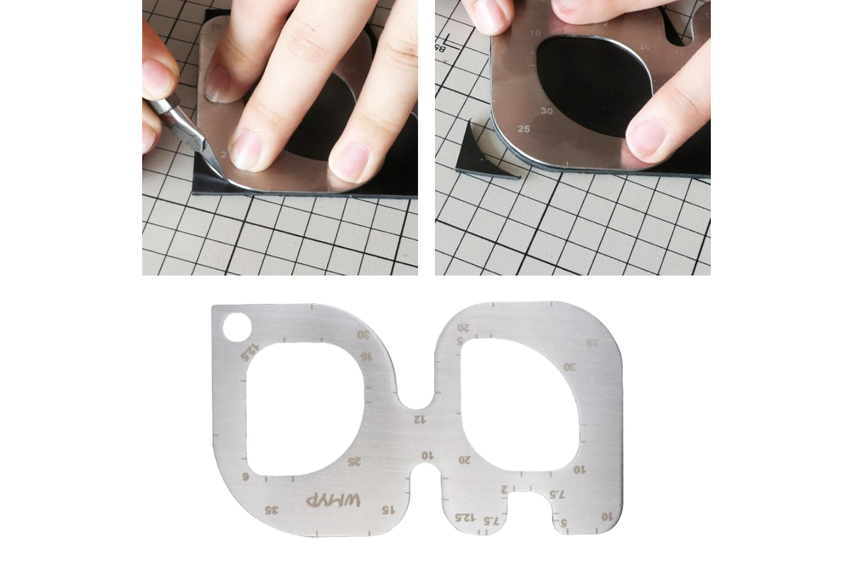 Precision Stainless Steel Measuring Rulers & Templates for Crafts & Arts - Image 4