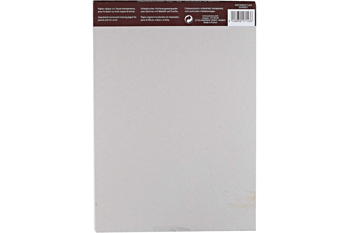 Canson Tracing Paper Pad with Scale - A4, 90gsm (50 Sheets) - Image 6