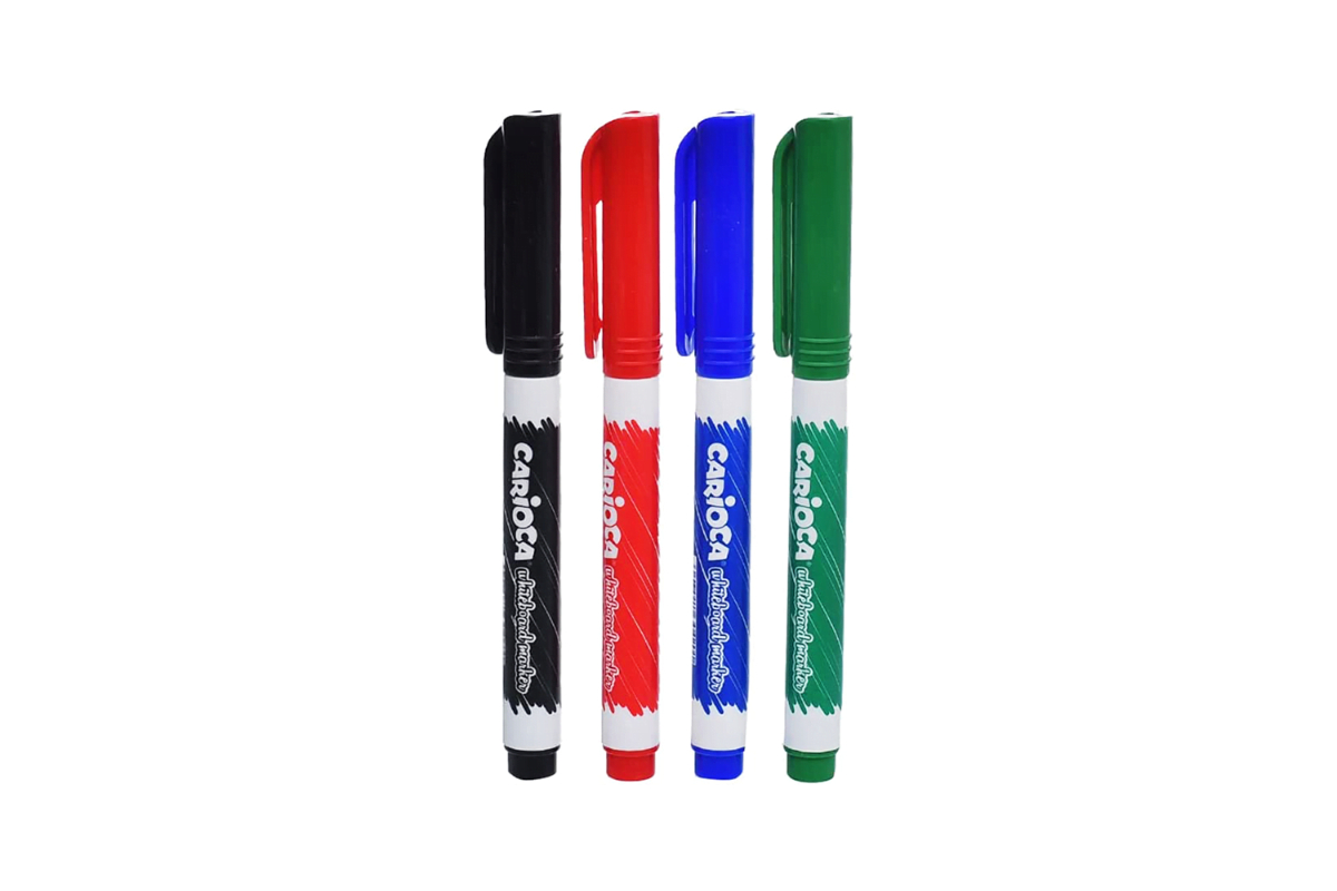 Carioca Whiteboard Markers - Easily Erasable 4-Pack - Image 3