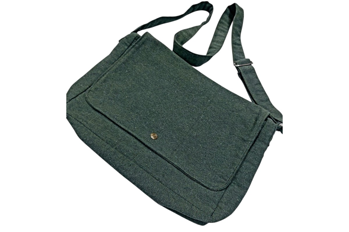 Natural Cotton Canvas Shoulder Bag for Printing - 30x40 cm - Image 3