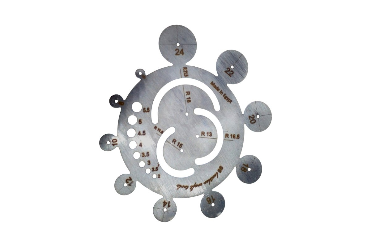 Precision Stainless Steel Measuring Rulers & Templates for Crafts & Arts - Image 5