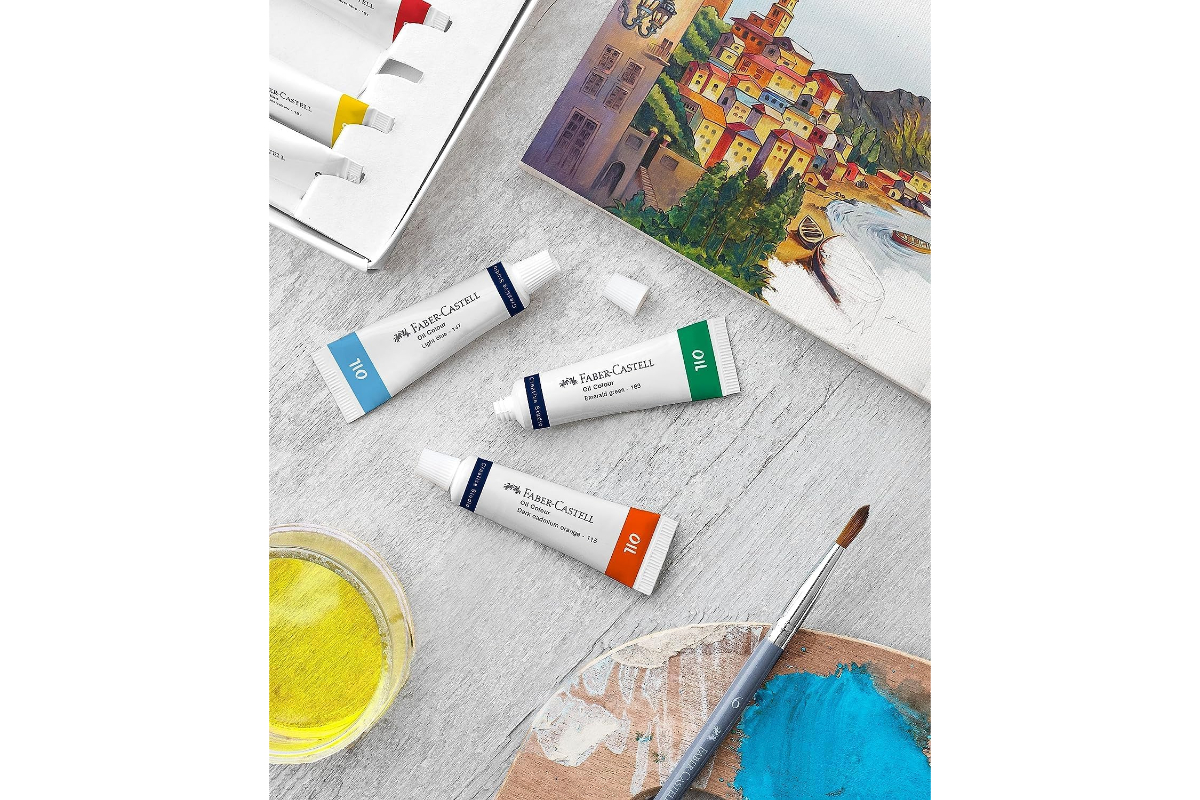 Faber-Castell Creative Studio Oil Colours Set - 24 High-Quality Paints for Professional Art - Image 5