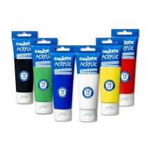 CARIOCA Acrylic Paint 75ml - Brilliant, High Opacity Colors for All Surfaces