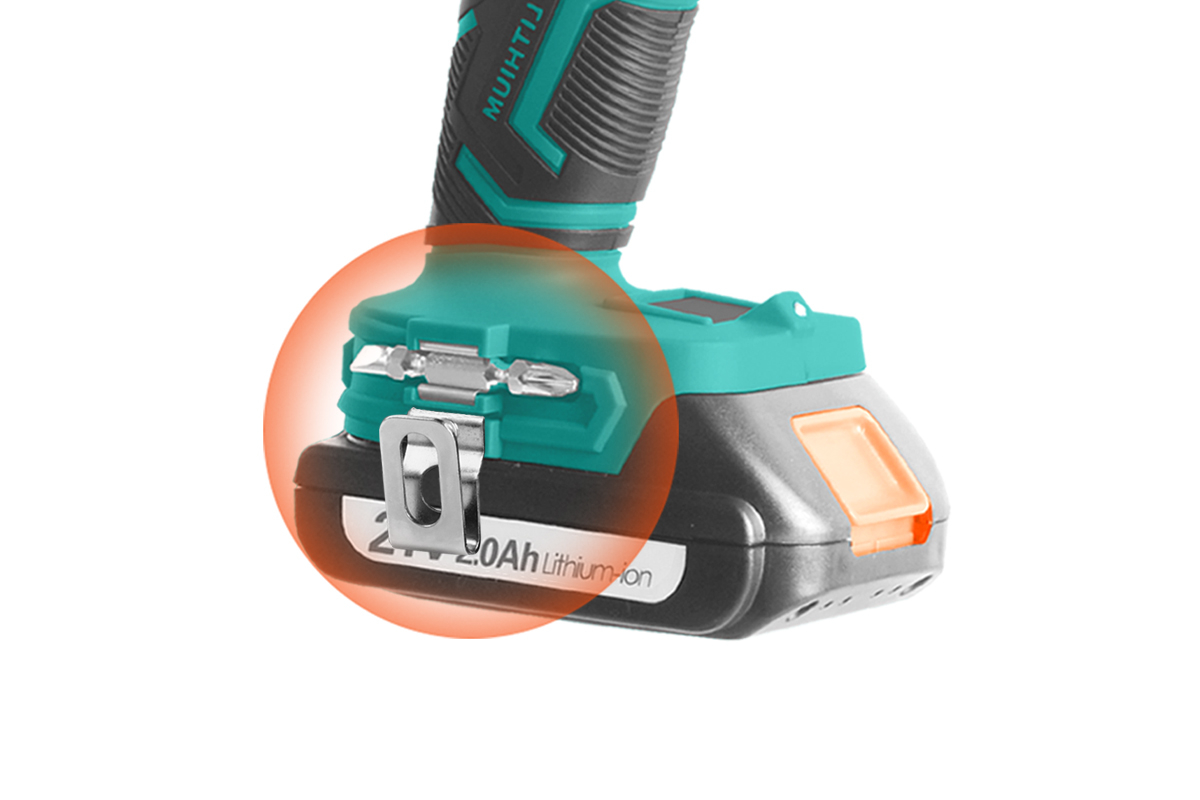 POWER ACTION 21V Cordless Drill Driver Kit - 2.0Ah Lithium-Ion Battery - Image 4