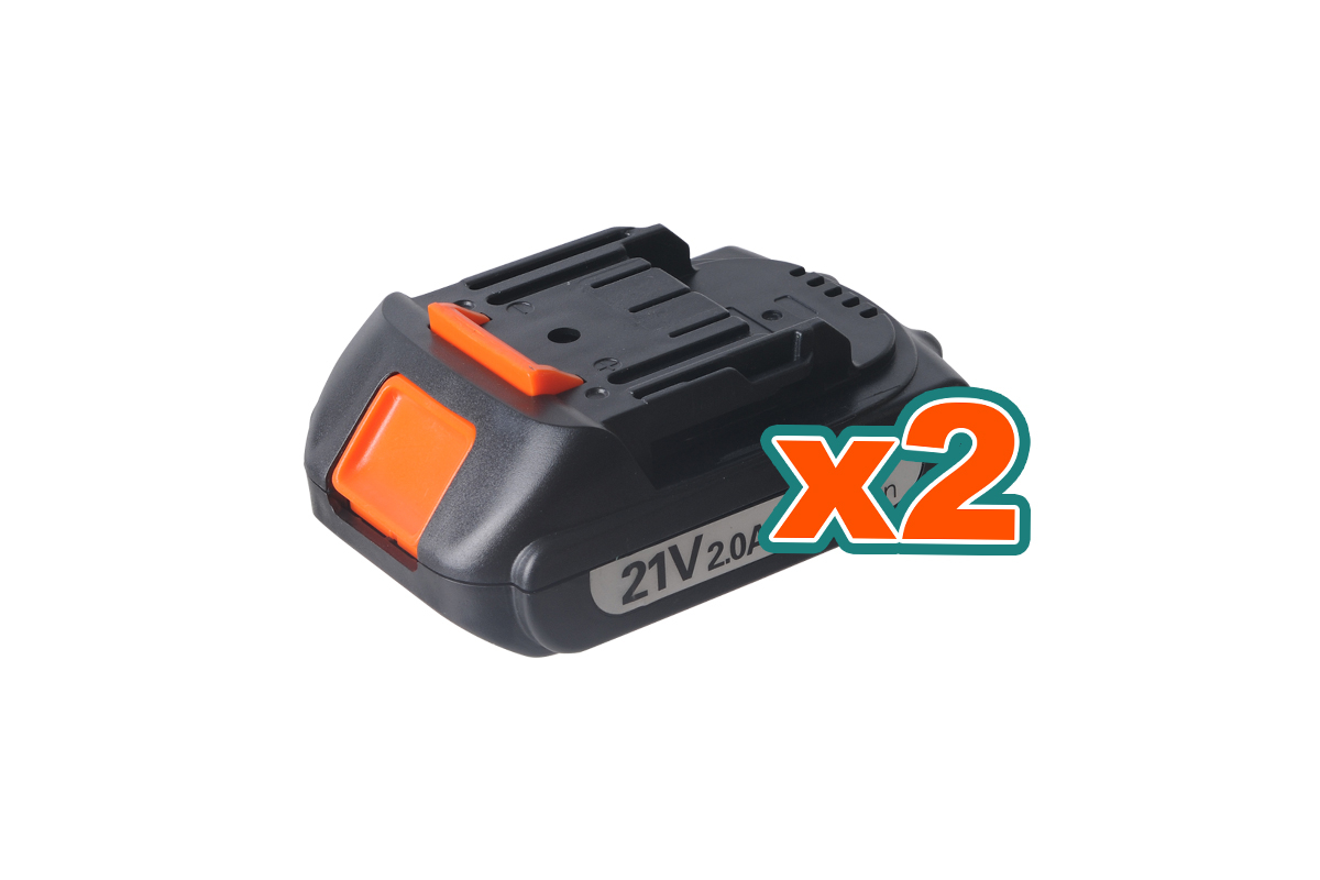 POWER ACTION 21V Cordless Drill Driver Kit - 2.0Ah Lithium-Ion Battery - Image 9
