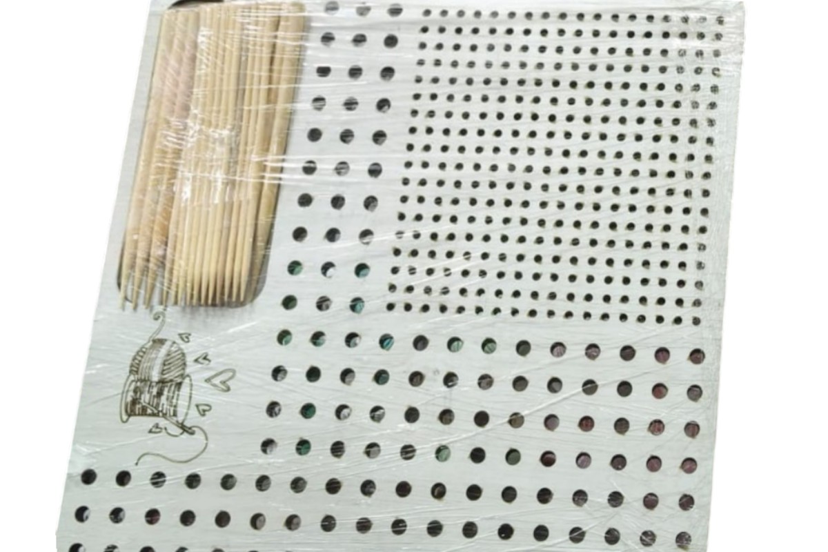 Professional Wooden Blocking Board for Crochet Granny Squares - Precision Shaping & Finishing - Image 5