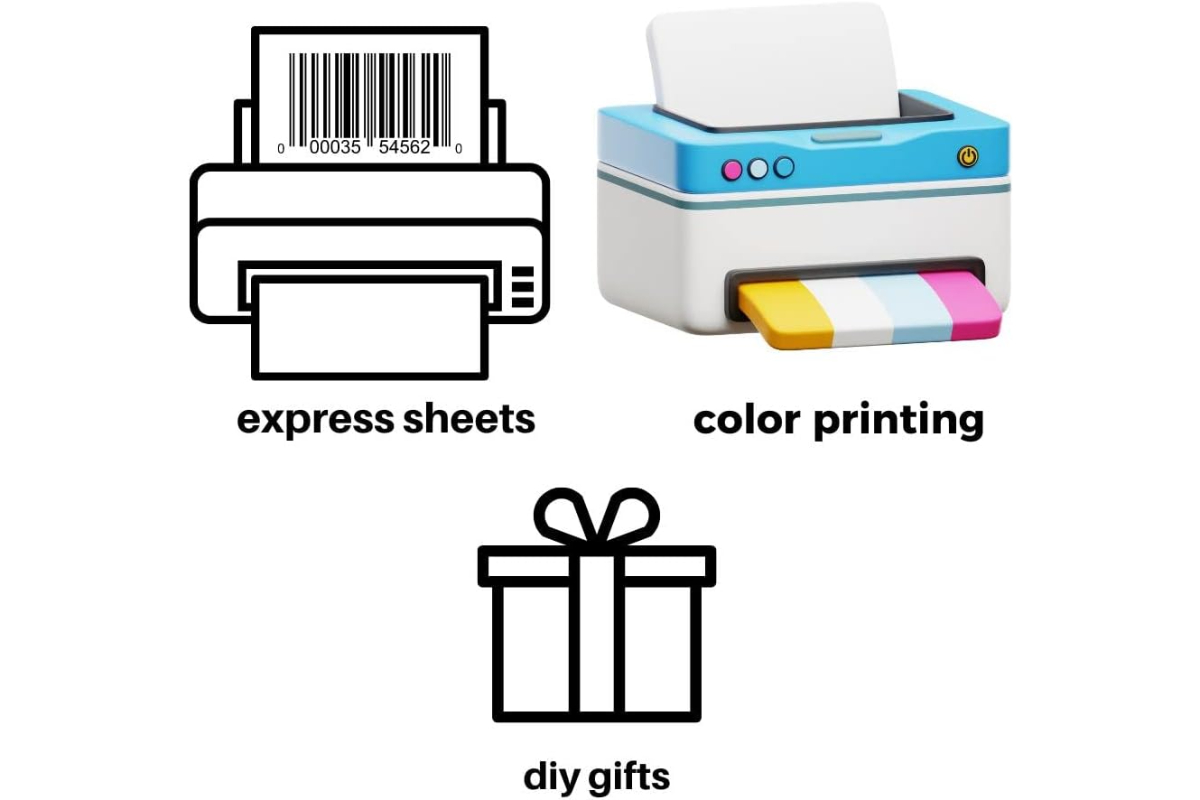 Print'X A4 Self-Adhesive Labels, 100 Sheets, Matte Finish, Compatible with Inkjet and Laser Printers - Image 5