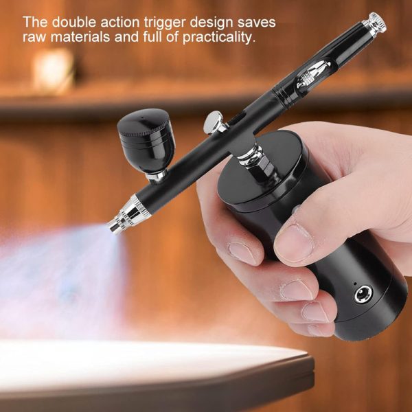 Cordless Rechargeable Airbrush Gun – Portable Kit for Painting and Decoration