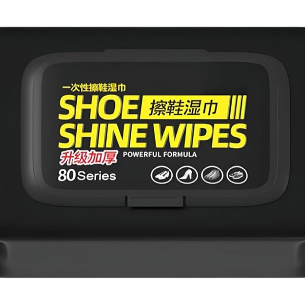 Fast Shoe Shine & Cleaning Wipes – 80 Wipes