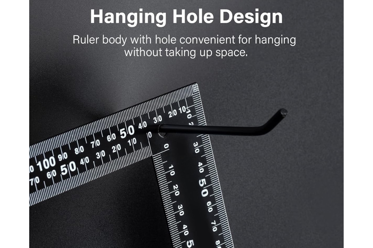Professional Aluminum Framing Square L-Ruler 600 x 400 mm for Crafts and Woodworking - Image 5