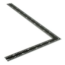 Professional Aluminum Framing Square L-Ruler 600 x 400 mm for Crafts and Woodworking