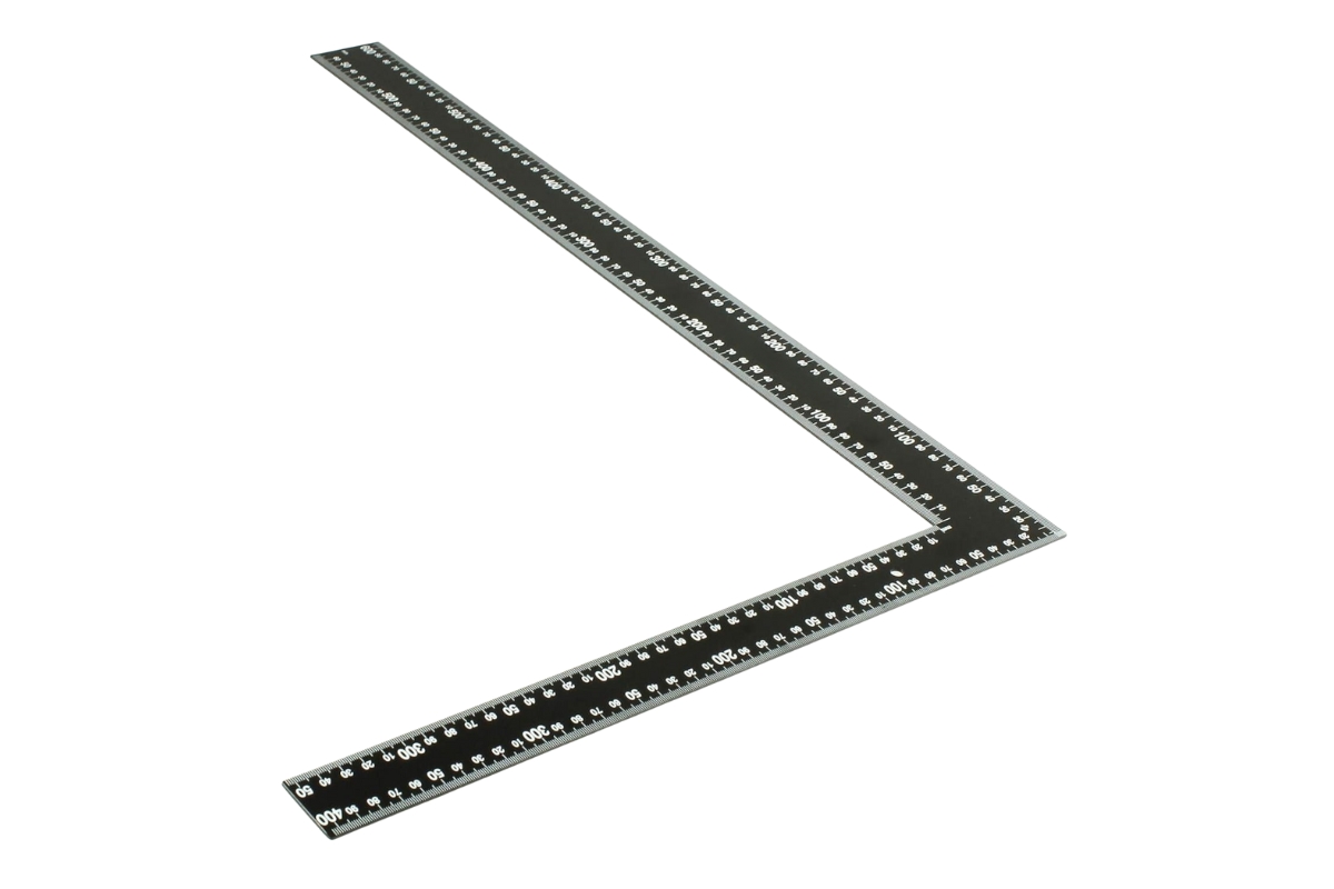 Professional Aluminum Framing Square L-Ruler 600 x 400 mm for Crafts and Woodworking