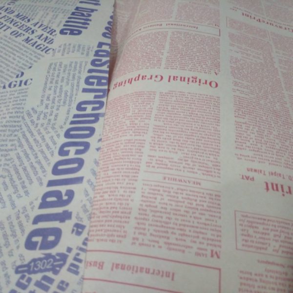 Vintage Newspaper Wrapping Paper – 10 Sheets (70×50 cm)