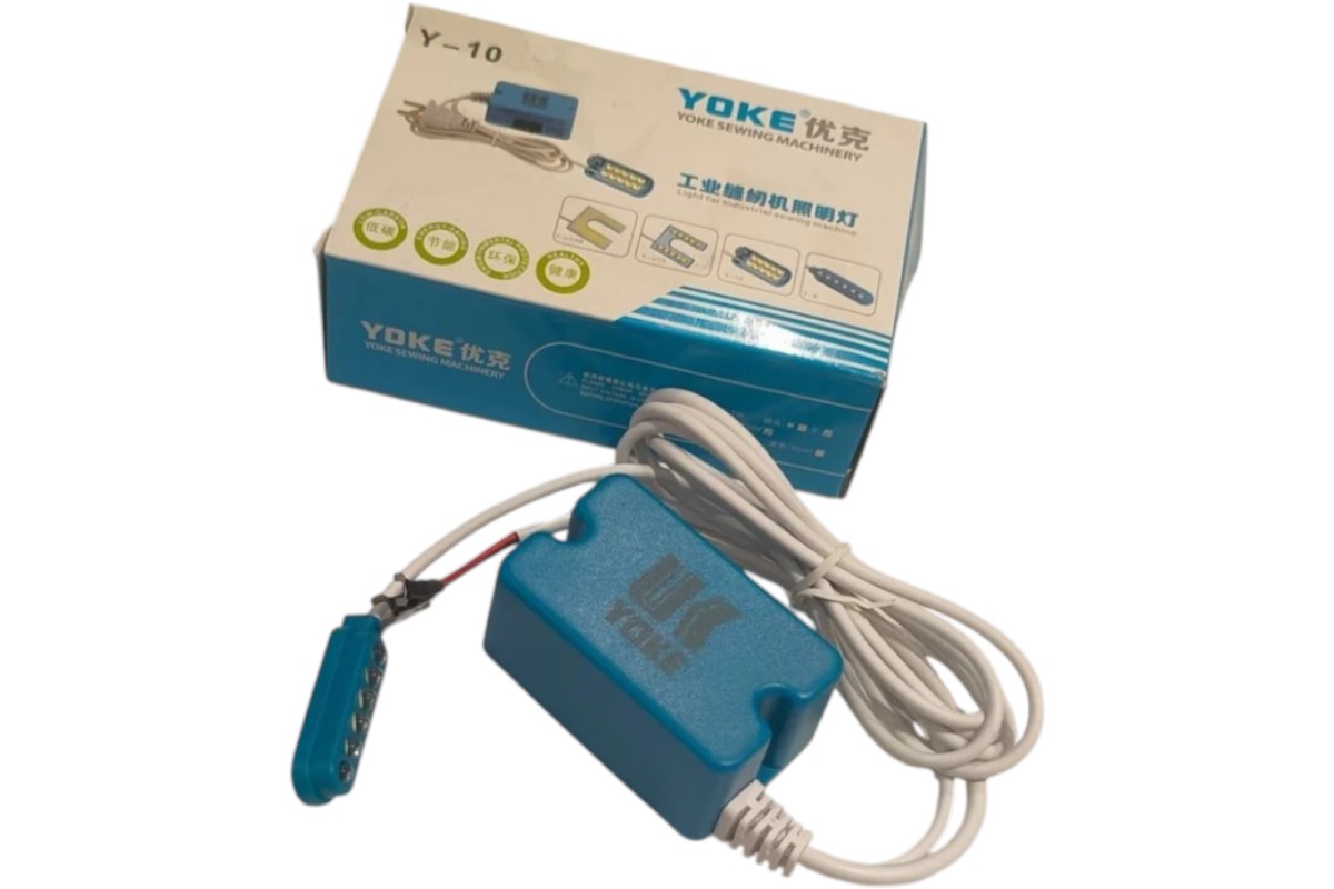 YOKE LED Sewing Machine Light - 10 LED Bivolt Lamp for Industrial and Domestic Sewing Machines