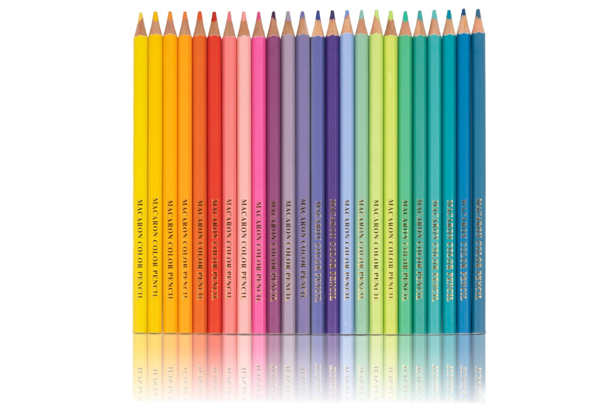 Colored Pencil Set 24 Eco-Friendly Colors for Drawing for Children - Image 3