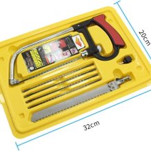 6-in-1 Multi-purpose Portable Hand Saw Set with Assorted Blades
