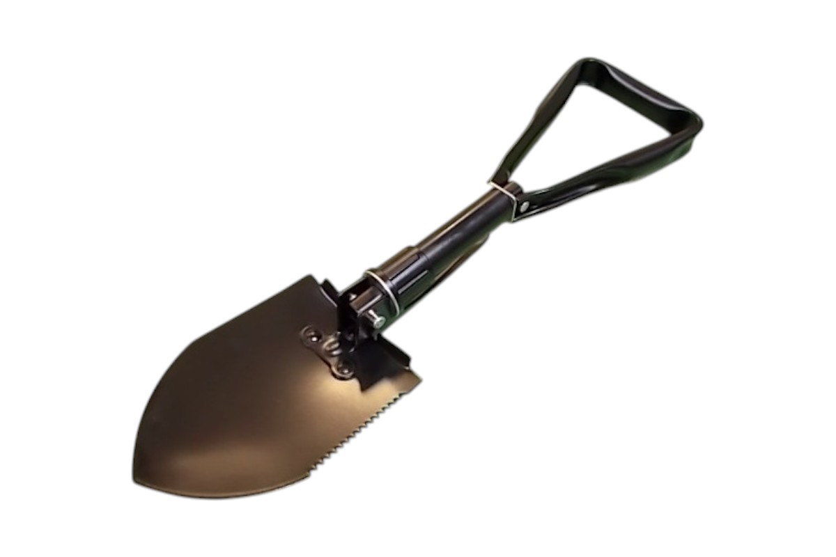 18" Folding Shovel with Saw Edge - Military-Grade Multifunctional Folding Shovel