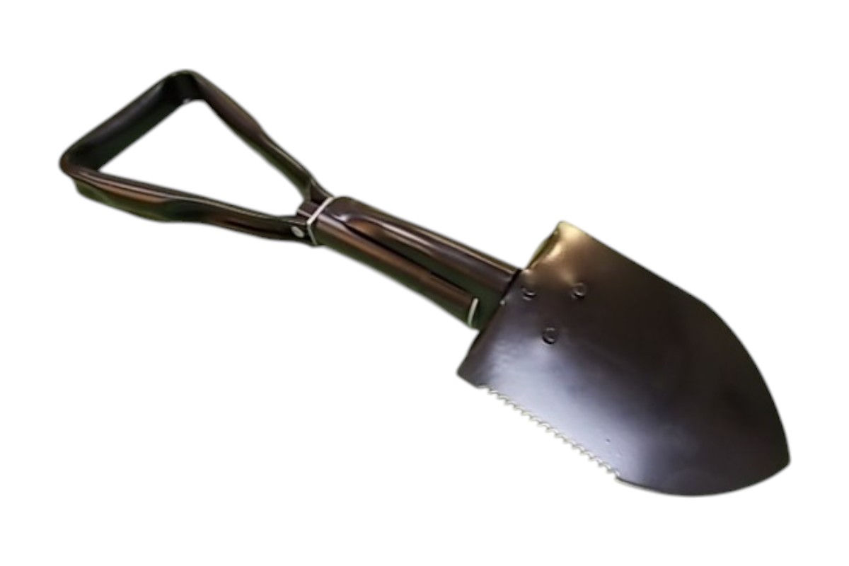 18" Folding Shovel with Saw Edge - Military-Grade Multifunctional Folding Shovel - Image 3