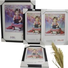 Premium Photo Frames with Black and White Borders in Various Sizes