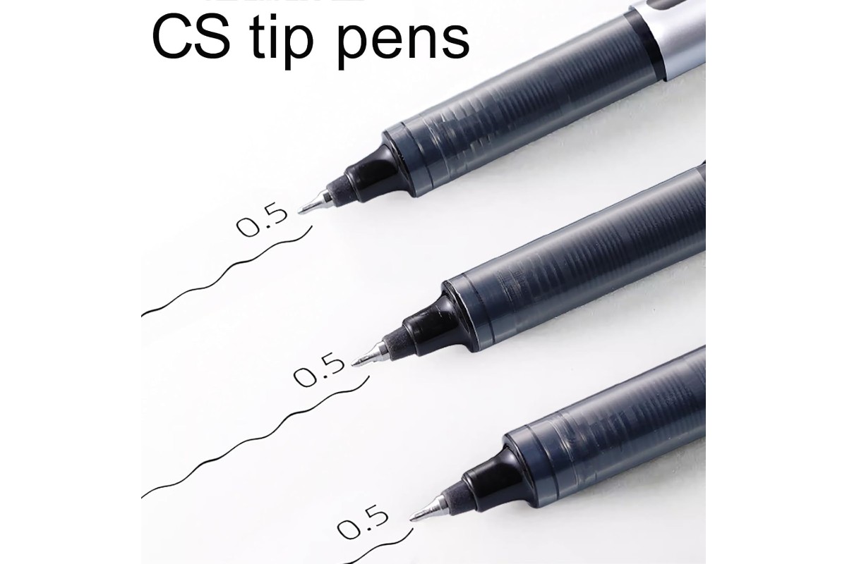 Galaxy Black Gel Pens - Pigment Ink, Waterproof, Quick Dry - Image 5