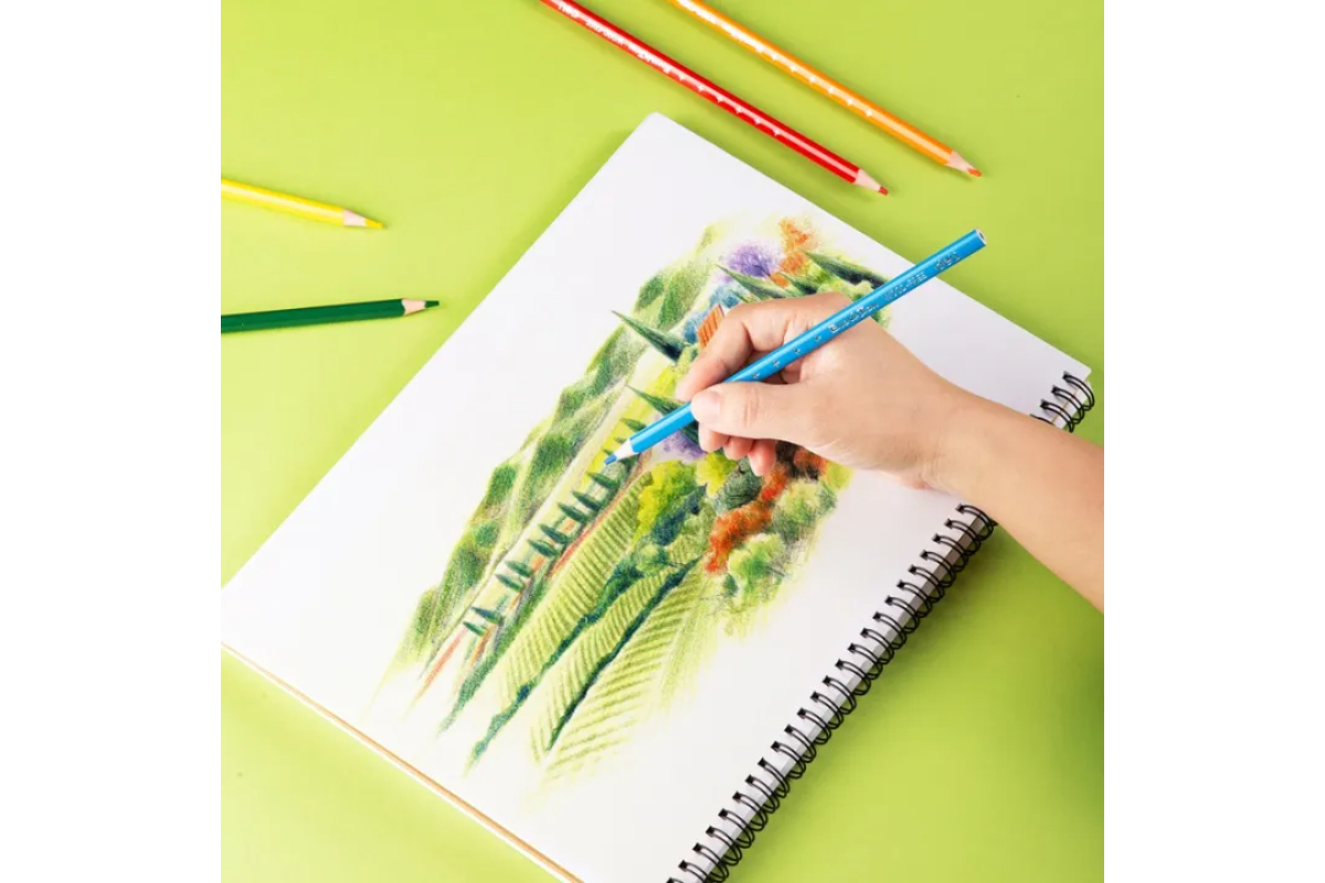 Deli "Enovation" Wood-Free Colored Pencils - Image 3