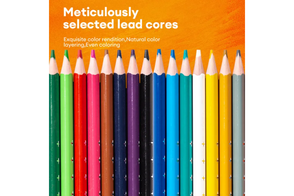 Deli "Enovation" Wood-Free Colored Pencils - Image 4
