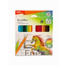 Deli "Enovation" Wood-Free Colored Pencils